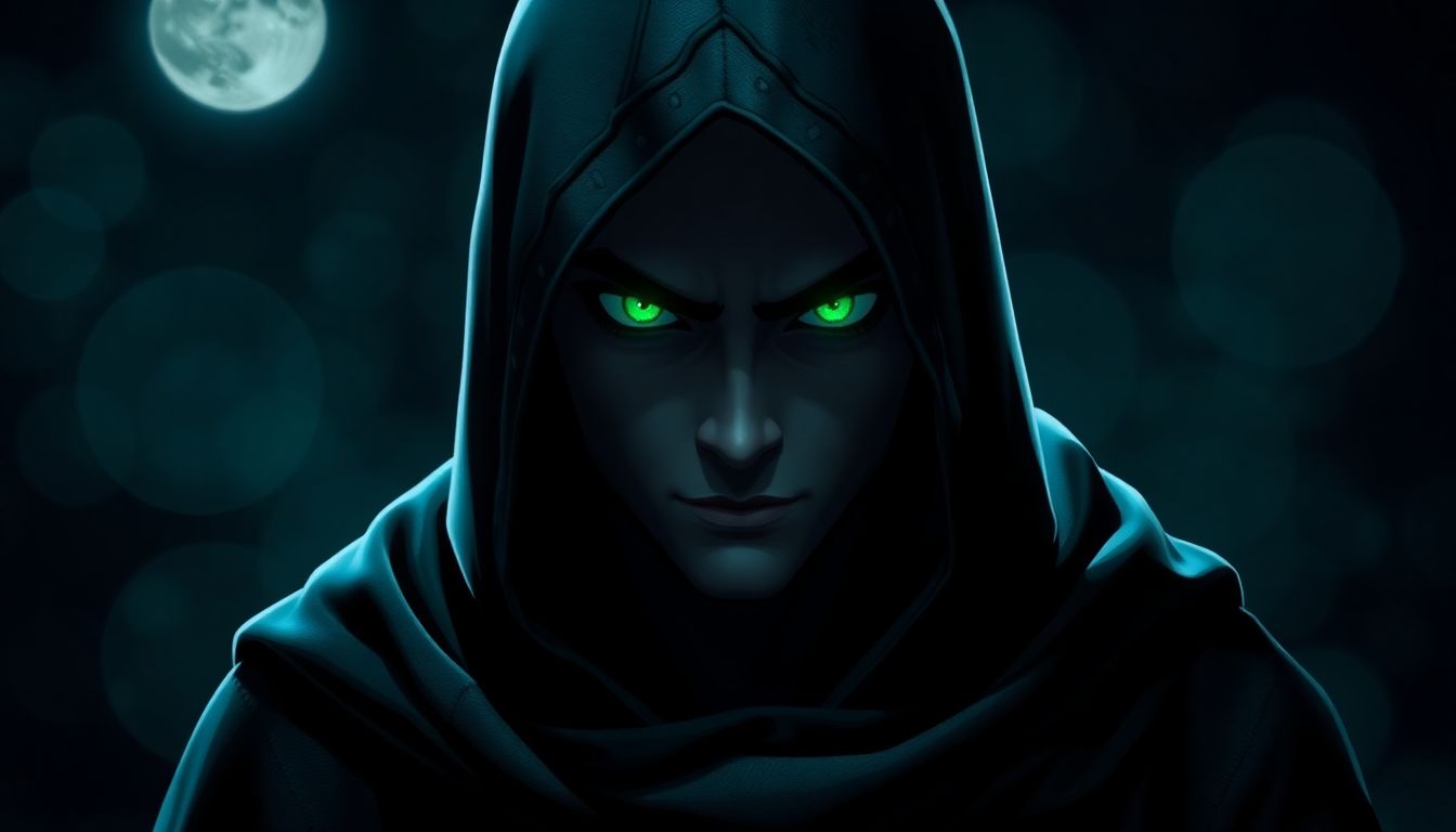 Imagen de la comunidad: An animated character, a hood…